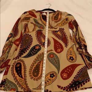 EUC- Zara Traffaluc Retro Paisley Mini Dress